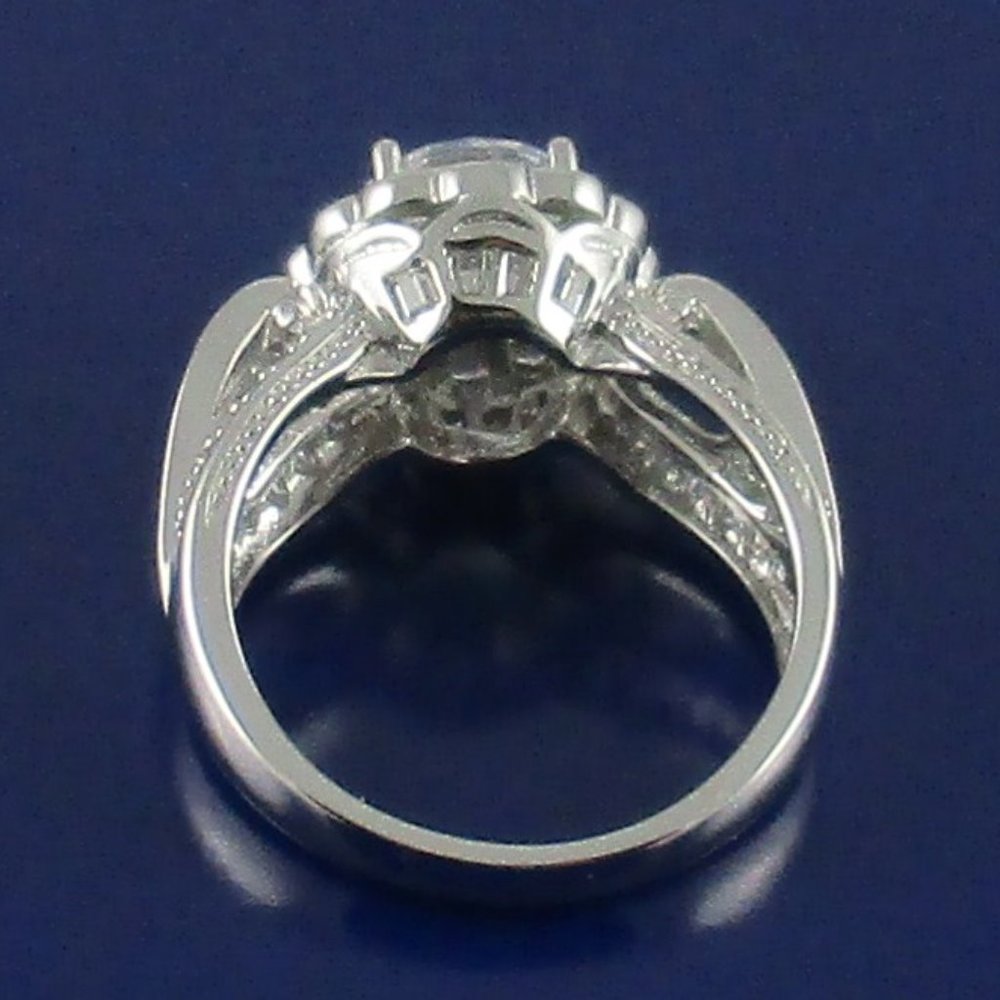 Victoria Wieck 3.42ct Absolute "Floral" Frame Ring - Picture 7 of 14